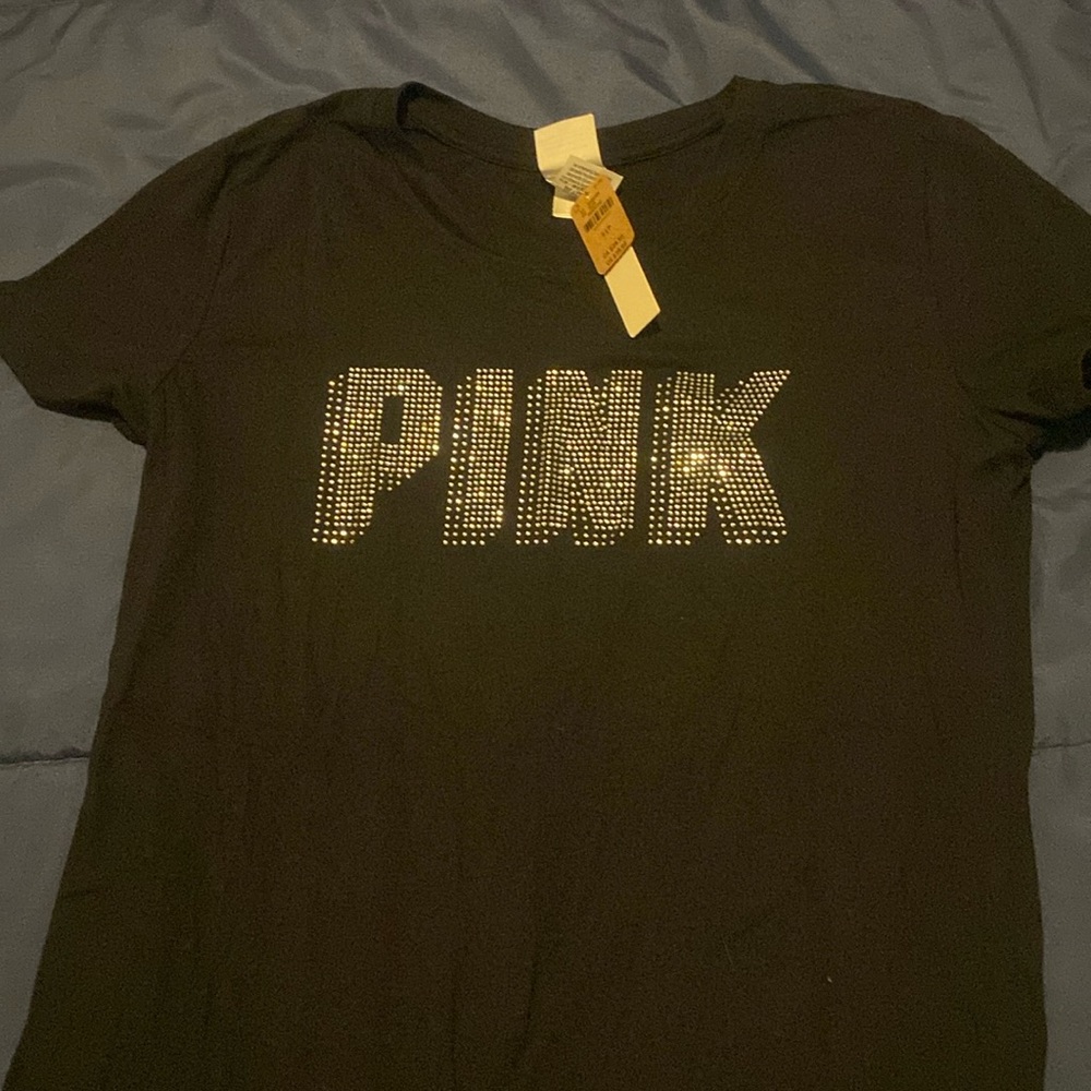 Pink rhinestone shirt